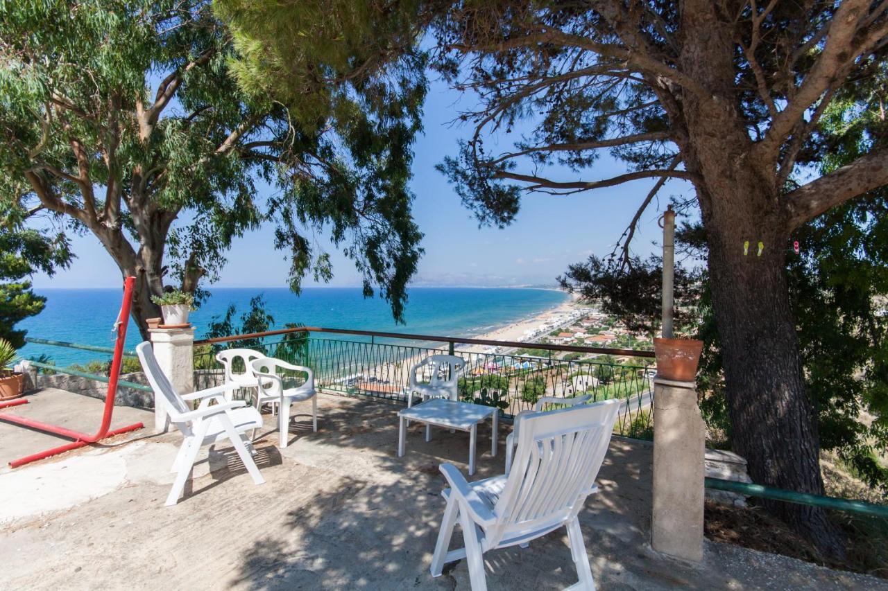 קאסטלמארה דל גולפו Villetta - Panorama Da Sogno Wi-Fi Gratis מראה חיצוני תמונה